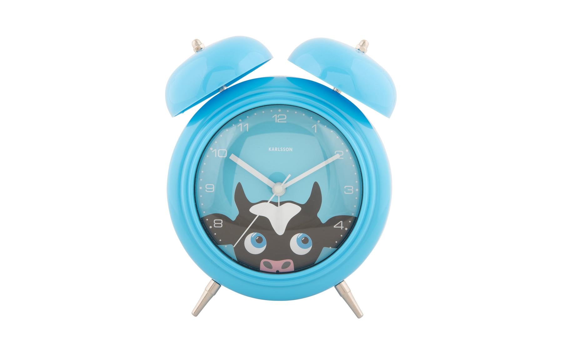 KARLSSON Wecker Kuh Blau KARLSSON Wecker Kuh Blau