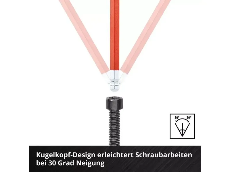 Einhell Innensechskantschlüssel-Set 9-Tlg. Einhell Innensechskantschlüssel-Set 9-Tlg.