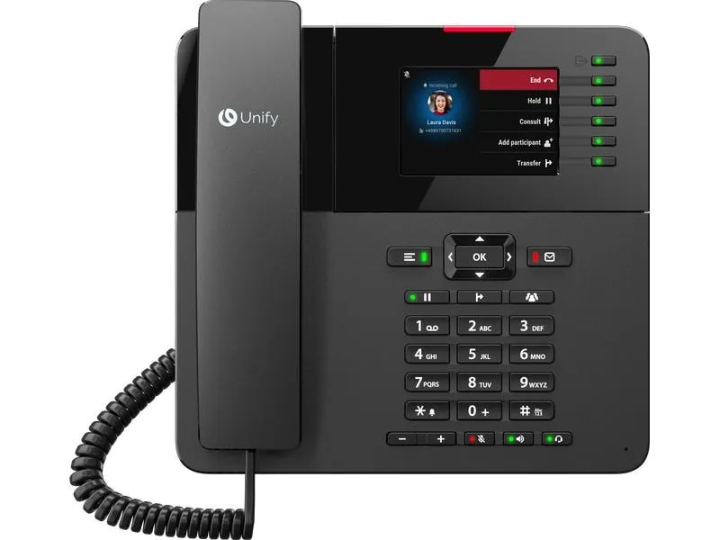 UNIFY SIP Tischtelefon OpenScape CP410 Schwarz UNIFY SIP Tischtelefon OpenScape CP410 Schwarz