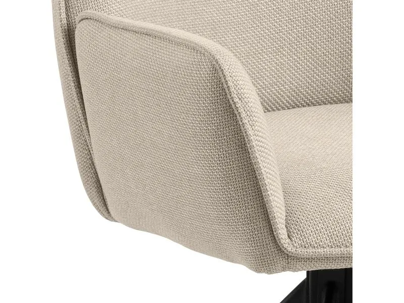 AC Design Stuhl Glenda, 2 Stück, Beige