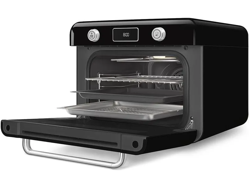 SMEG Dampfbackofen COF01 WhEU Schwarz