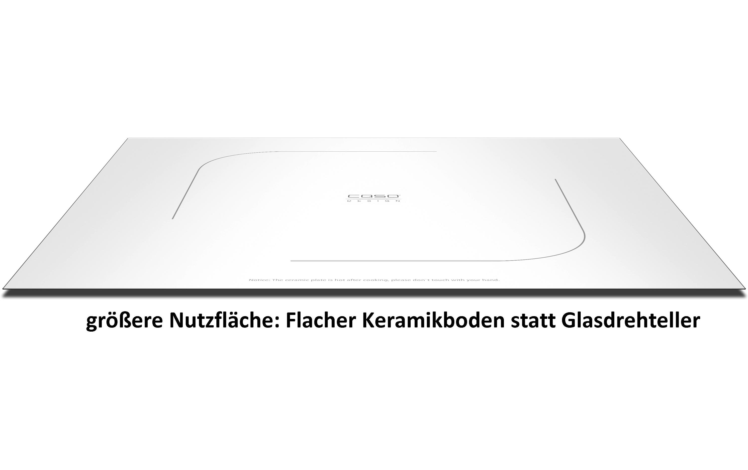 Caso Mikrowelle MCG 25 Ceramic Chef Schwarz