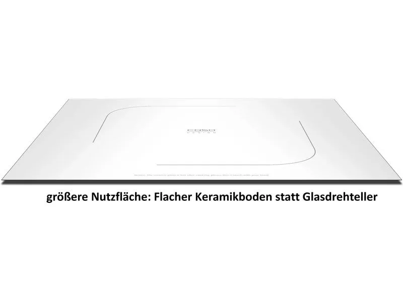 Caso Mikrowelle MCG30 Ceramic Chef Schwarz