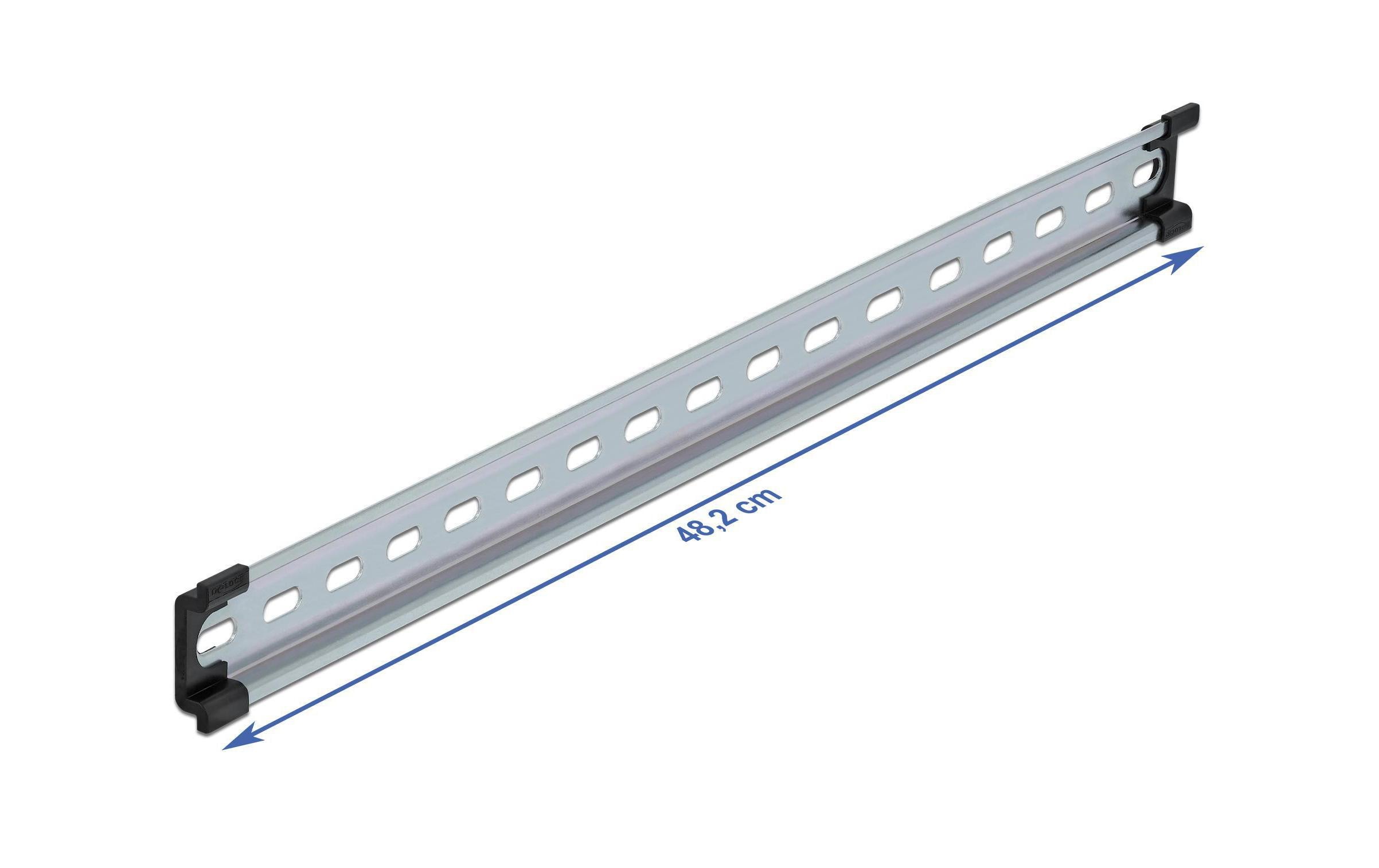 Delock Hutschiene/DIN Rail 35 x 7.5 mm, 19 aus Stahl