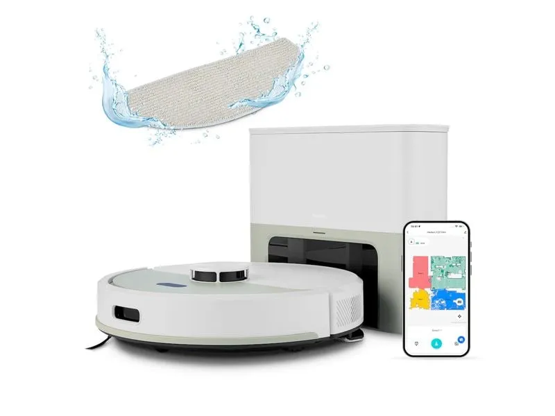Medion Saug- und Wischroboter MD 1100021 Grau/Weiss