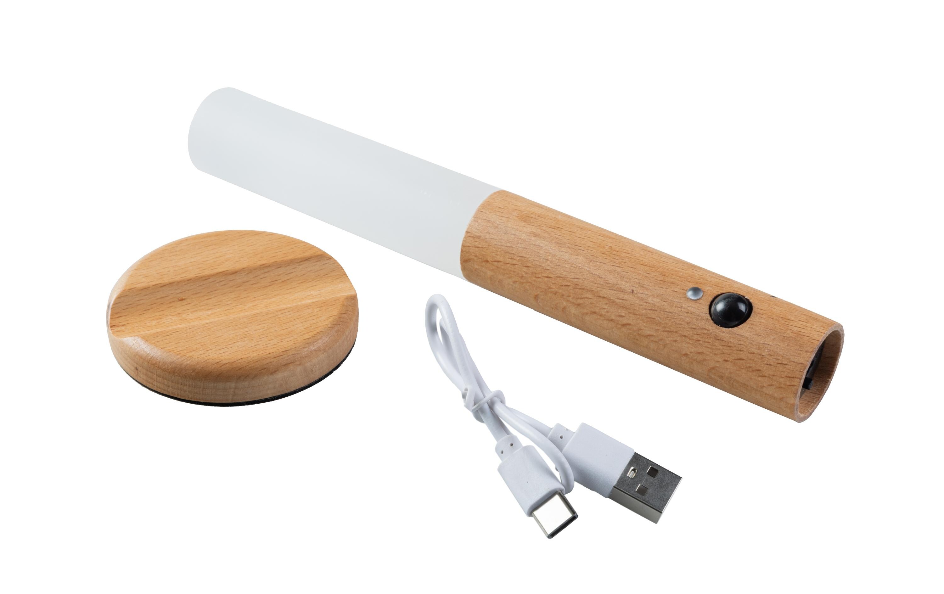 FTM Wandleuchte mit Lichtsensor, Hellbraun, 2 Stk.