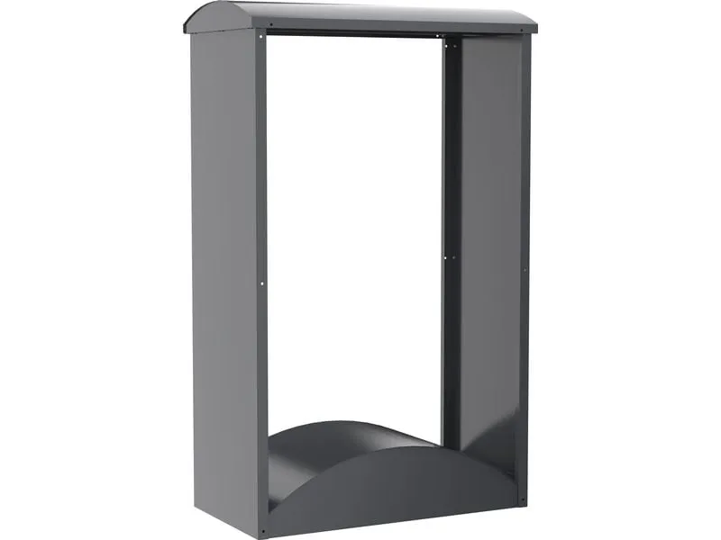 WESTMANN Kaminholzregal Castra A Anthra Anthrazit 98 x 52 x 160 cm WESTMANN Kaminholzregal Castra A Anthra Anthrazit 98 x 52 x 160 cm
