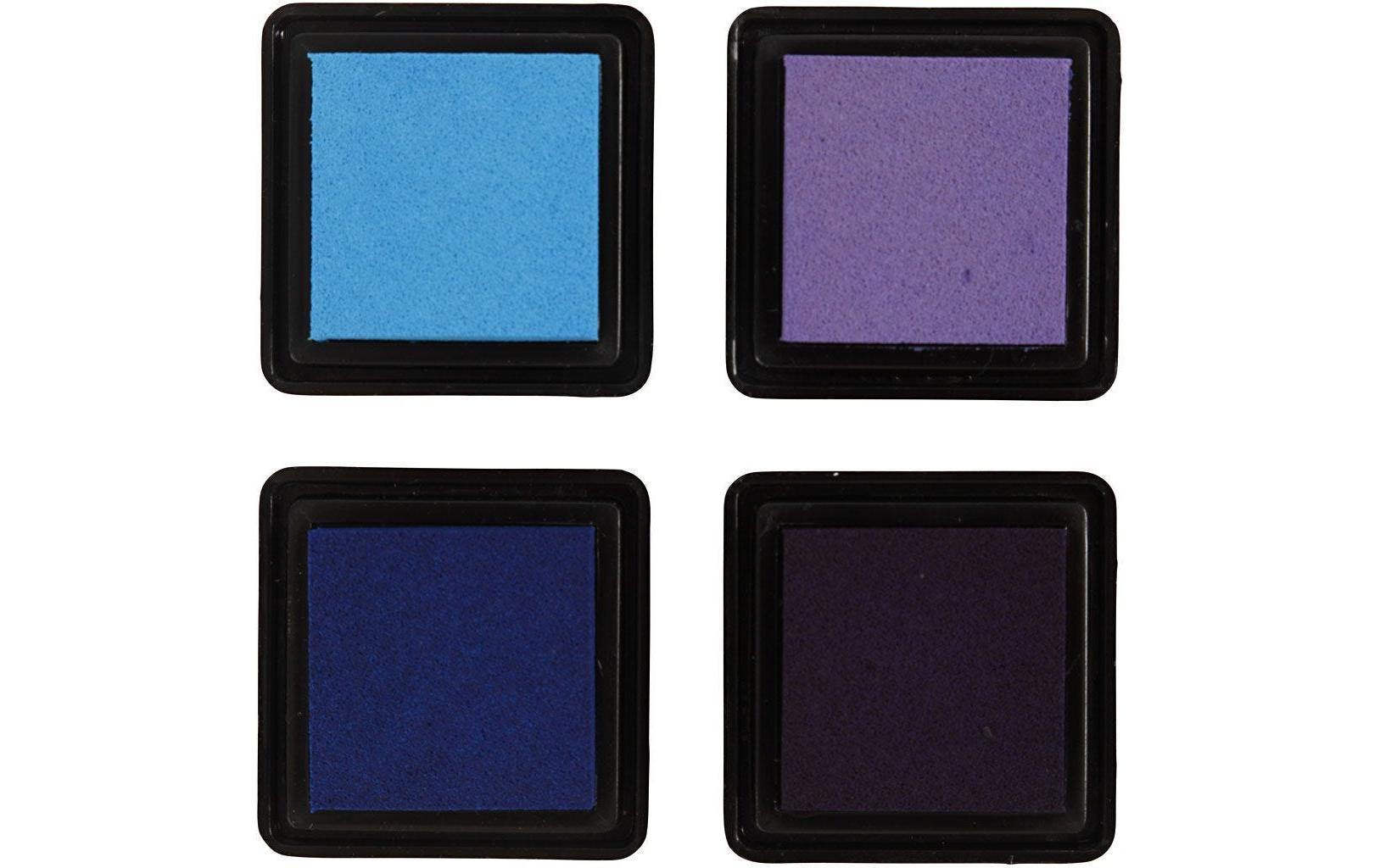 Creativ Company Stempelkissen Ink Pad Blau, Lila