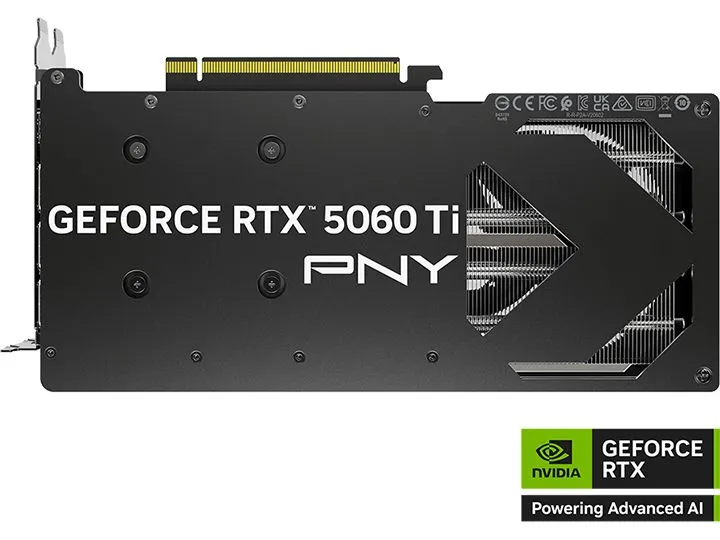 PNY GeForce RTX 5060 Ti Dual 8 GB GDDR7 PCI Express 5.0 x8 PNY GeForce RTX 5060 Ti Dual 8 GB GDDR7 PCI Express 5.0 x8