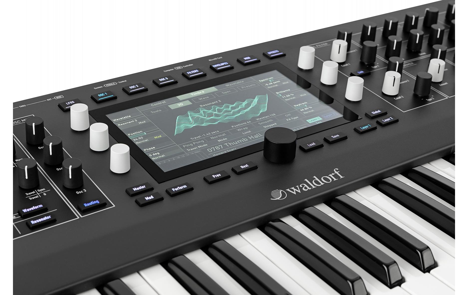 Waldorf Synthesizer Iridium Keyboard