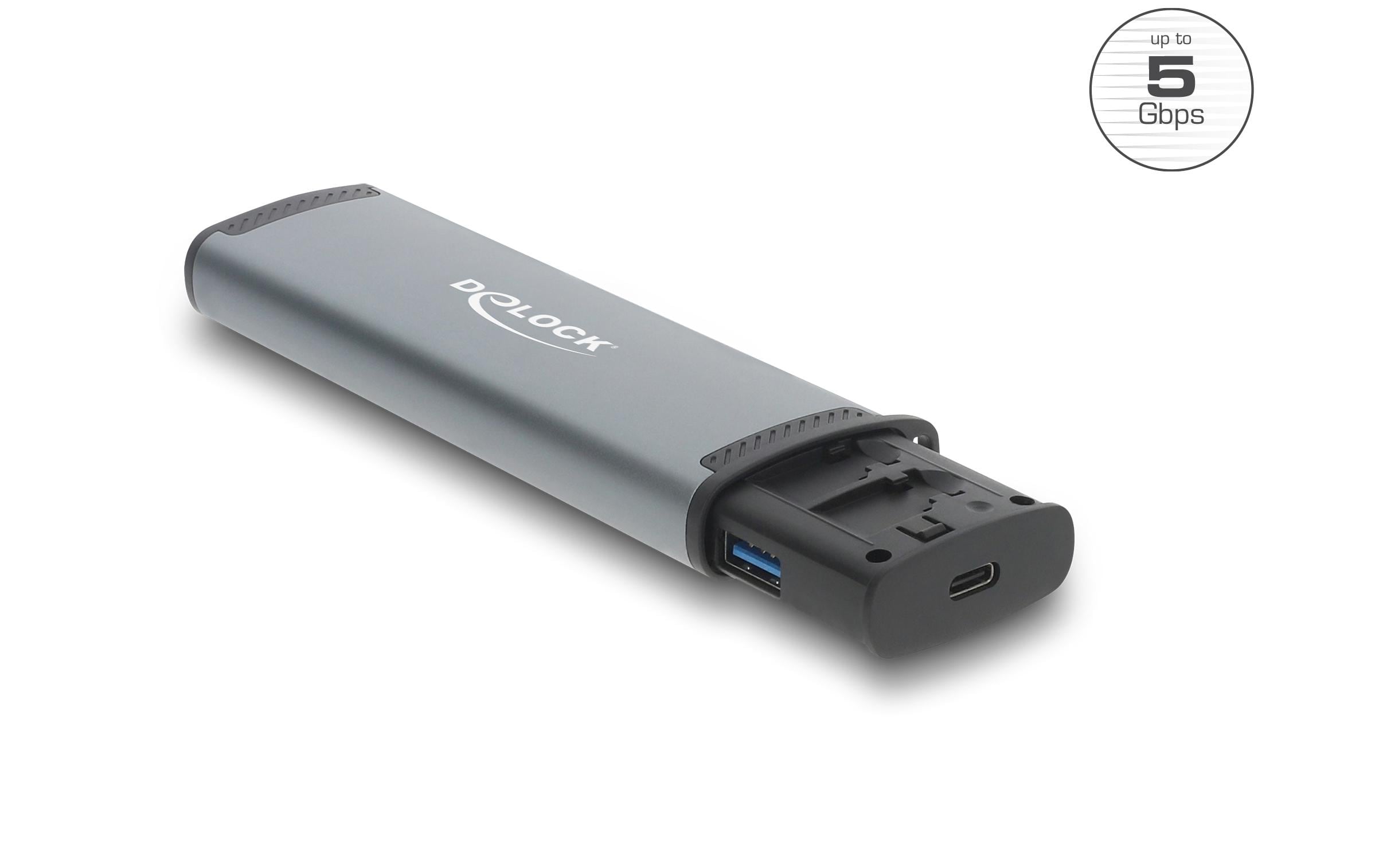 Delock Card Reader Extern USB-C 5 Gbps für SD und Micro SD Delock Card Reader Extern USB-C 5 Gbps für SD und Micro SD