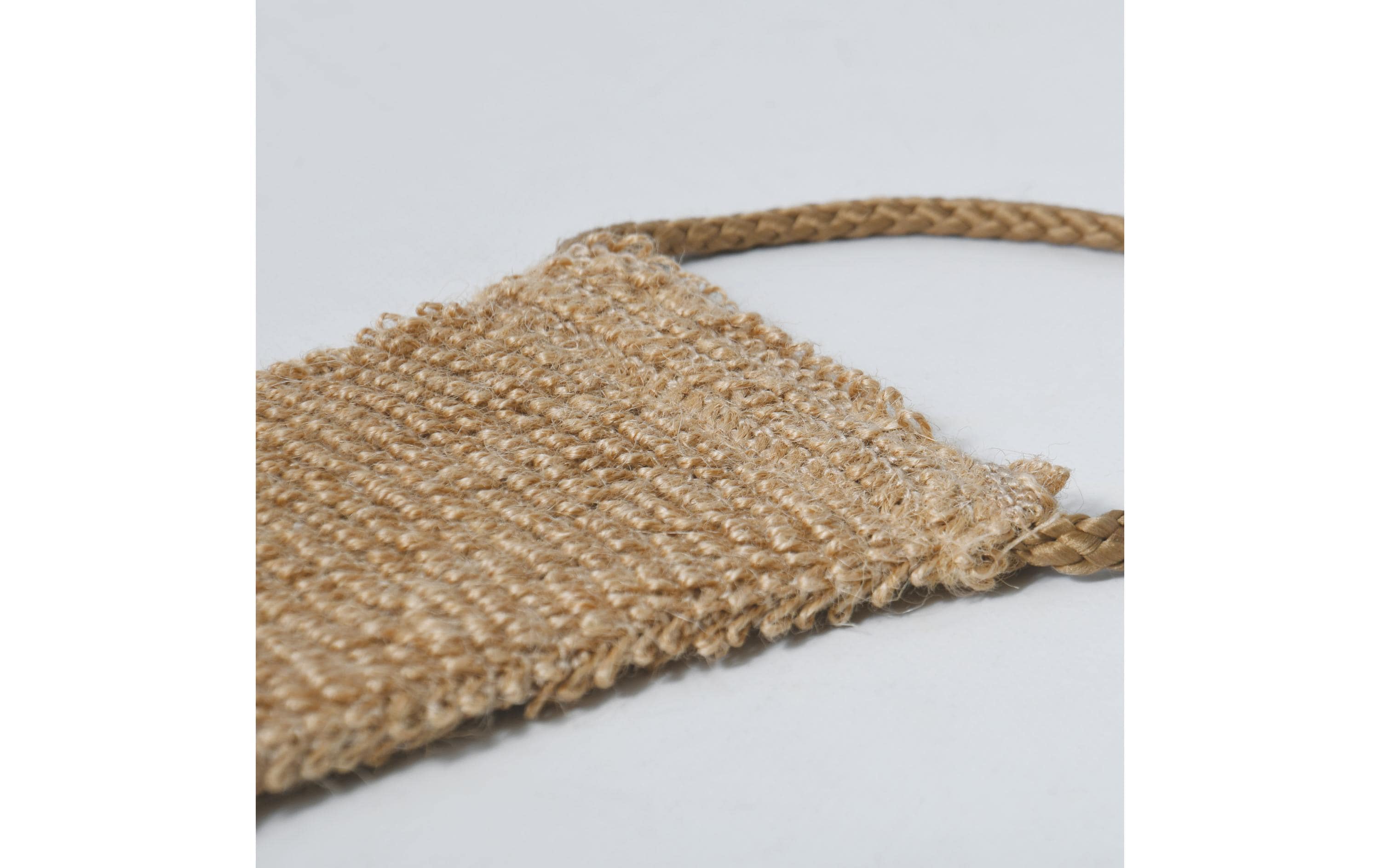 MSV Rückenschruber aus Jute 23 x 10 cm, Braun