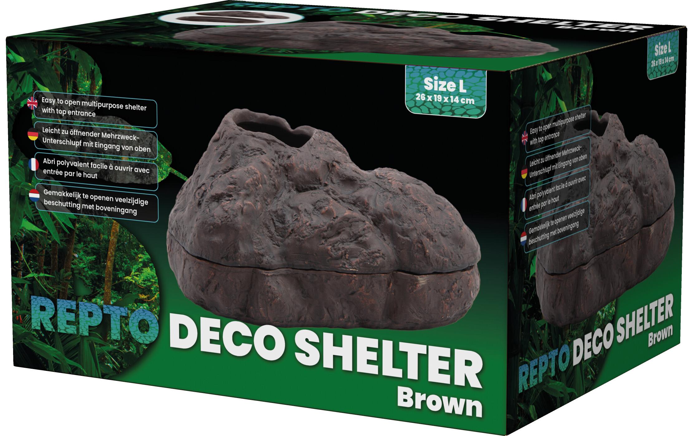Repto Deco Shelter Braun L