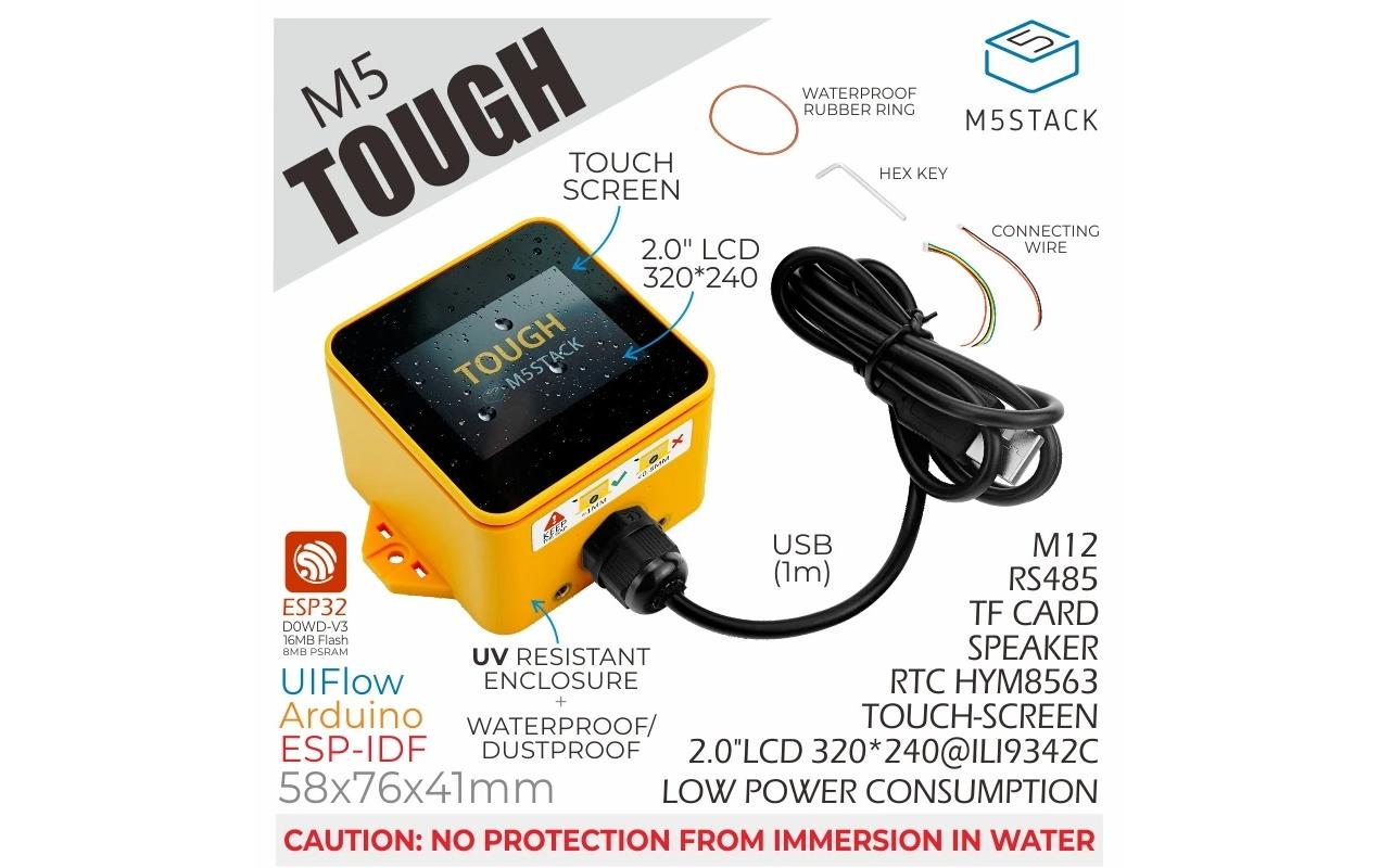 M5Stack Entwicklerboard Tough Esp32 IoT Development Kit