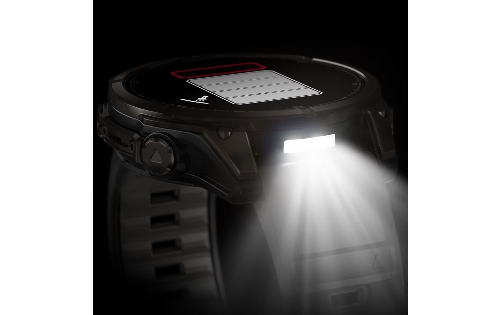 GARMIN Sportuhr Fenix 8 AMOLED Sapphire, 47 mm Schwarz/Titan GARMIN Sportuhr Fenix 8 AMOLED Sapphire, 47 mm Schwarz/Titan