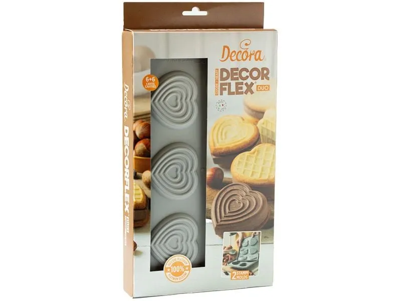 Decora Silikonform Flex Herzen, ø 6.8 x 2.3 cm Decora Silikonform Flex Herzen, ø 6.8 x 2.3 cm