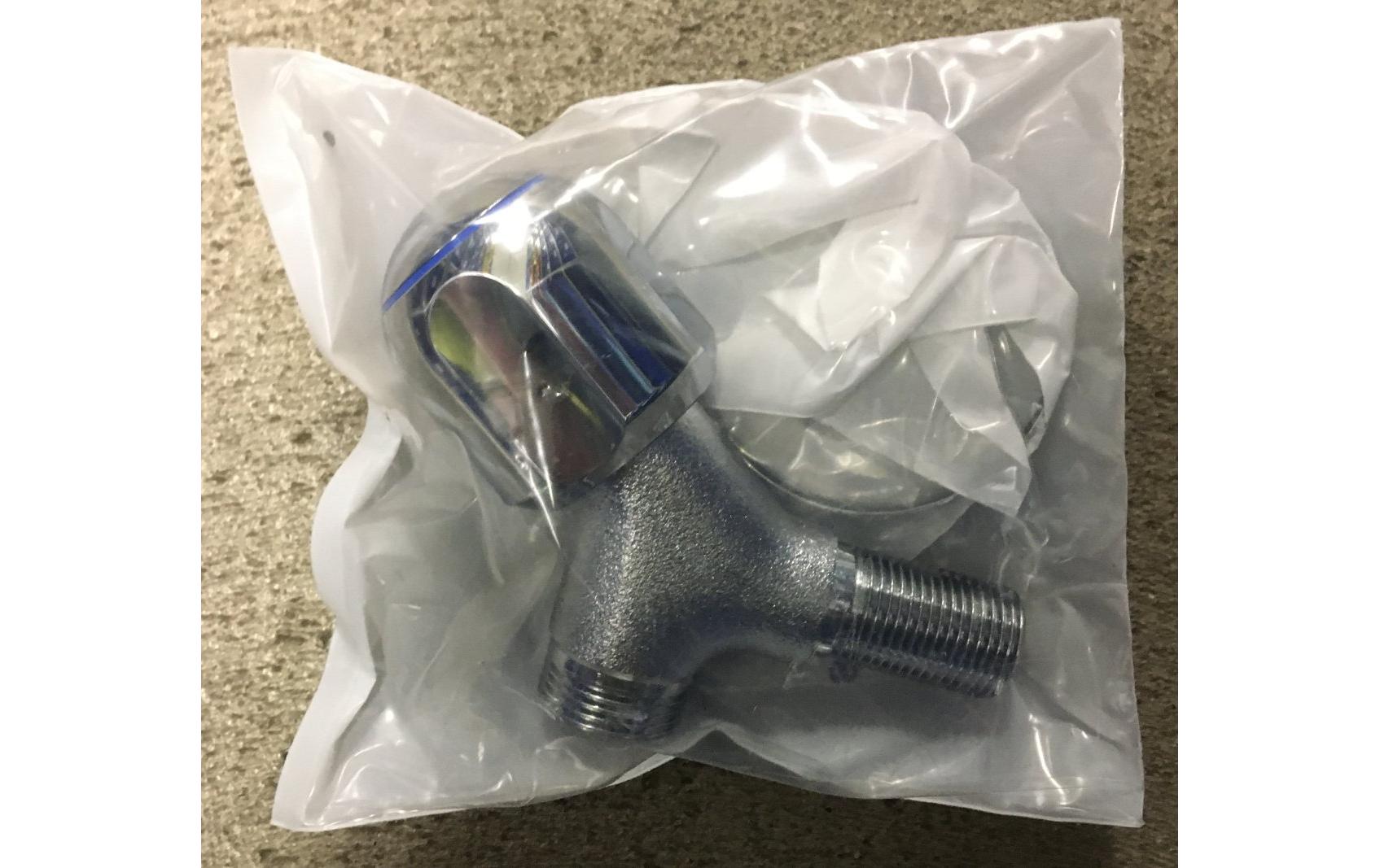 Laufen Waschmaschinenventil Silor Messing verchromt