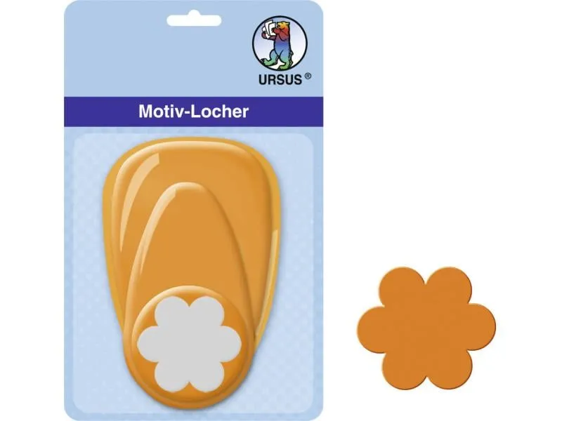 URSUS Motivstanzer Blume mittel, 2.54 cm