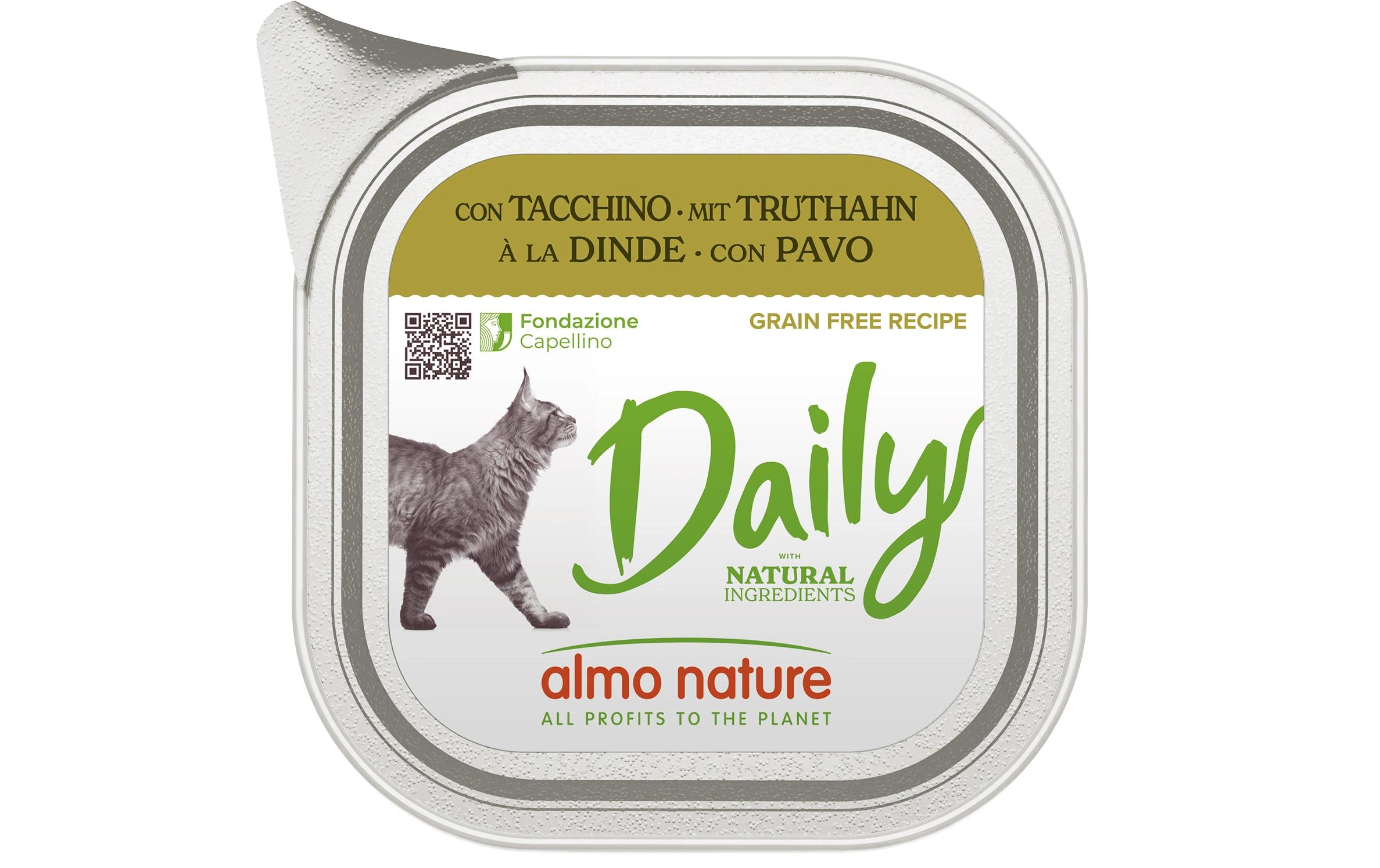 Almo Nature Nassfutter Daily mit Truthahn 32 x 100g Almo Nature Nassfutter Daily mit Truthahn 32 x 100g