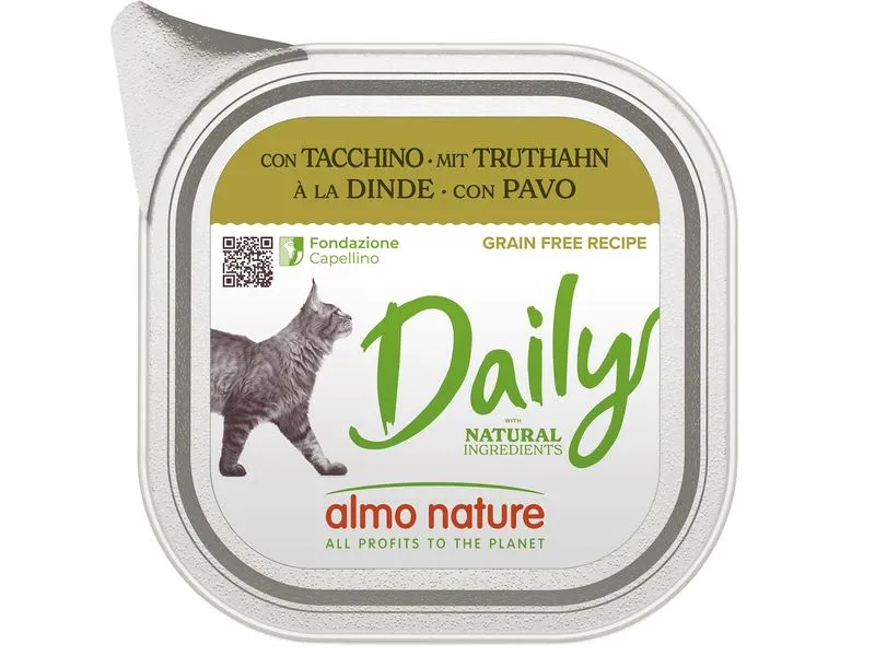 Almo Nature Nassfutter Daily mit Truthahn 32 x 100g Almo Nature Nassfutter Daily mit Truthahn 32 x 100g