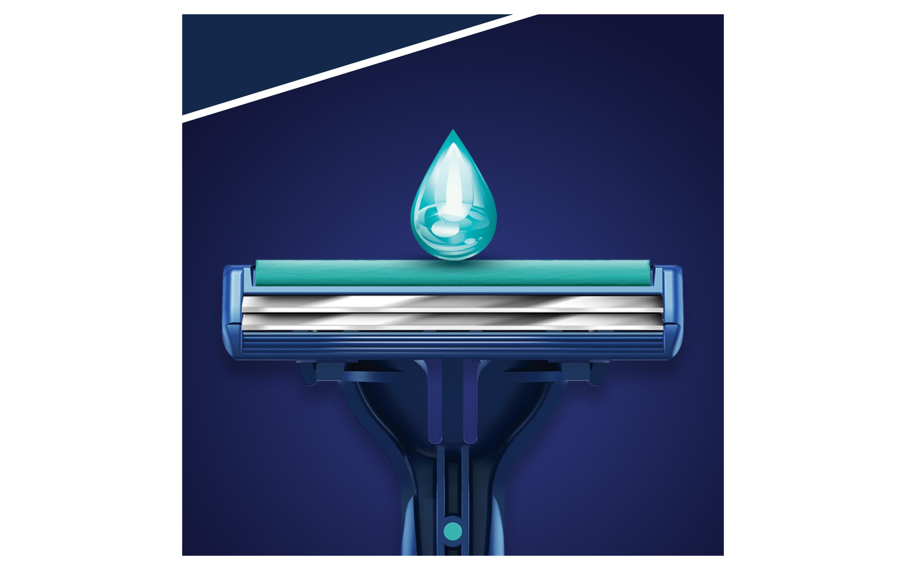 Gillette Einwegrasierer Blue II Plus Slalom 10 Stück