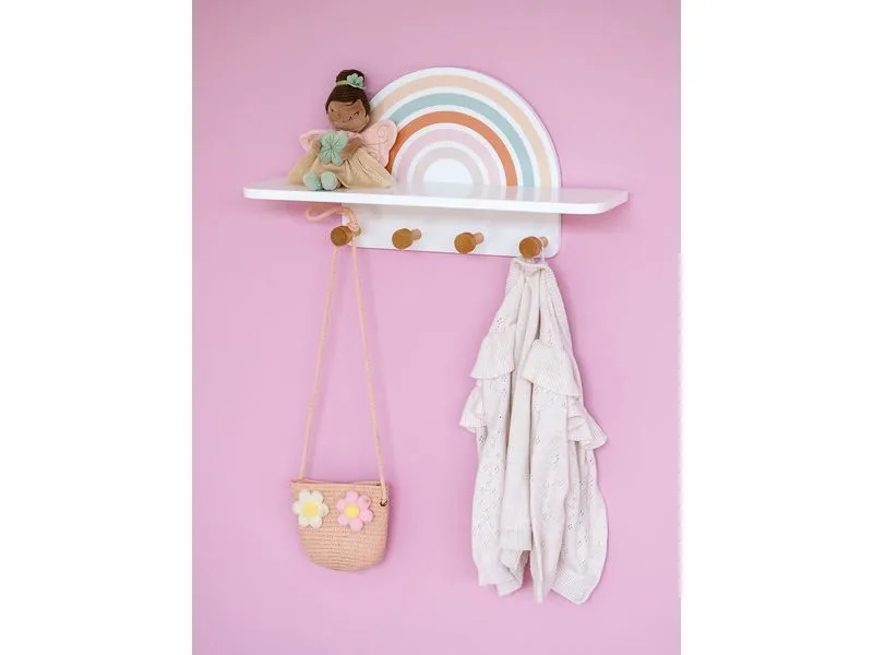 Zeller Present Kinder-Wandgarderobe Rainbow Zeller Present Kinder-Wandgarderobe Rainbow