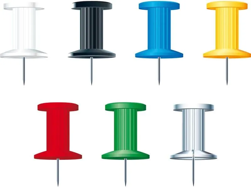 Exacompta Reissnägel Push Pins, 25 Stück, assortiert Exacompta Reissnägel Push Pins, 25 Stück, assortiert