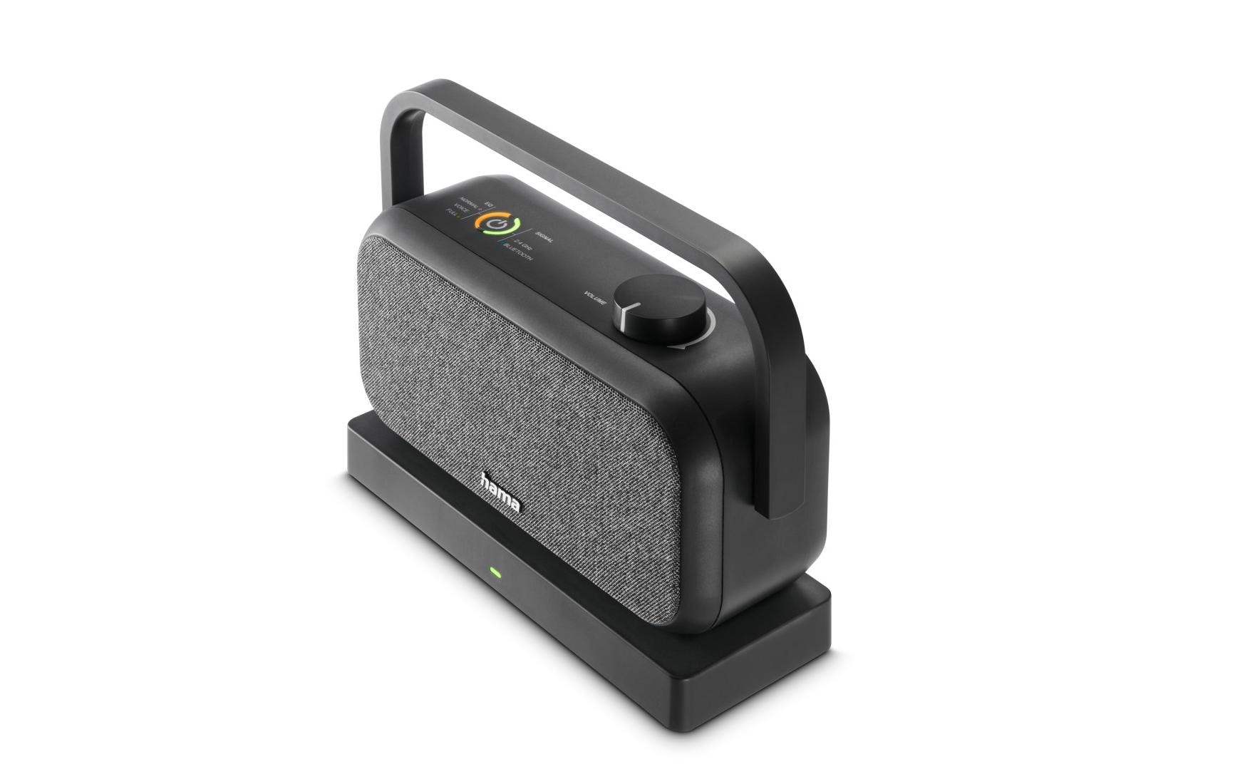 Hama Lautsprecher tragbar, TV, 2.4 GHz Station, Bluetooth, Stereo