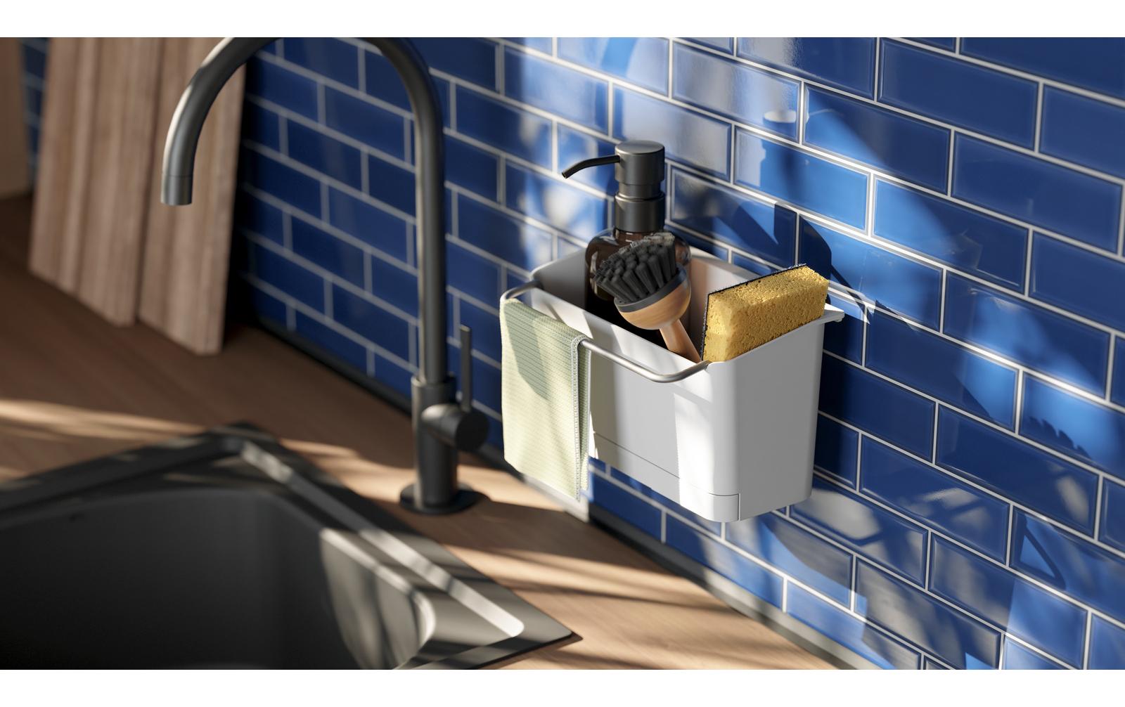 tesa Spülbecken Organizer Set Weiss