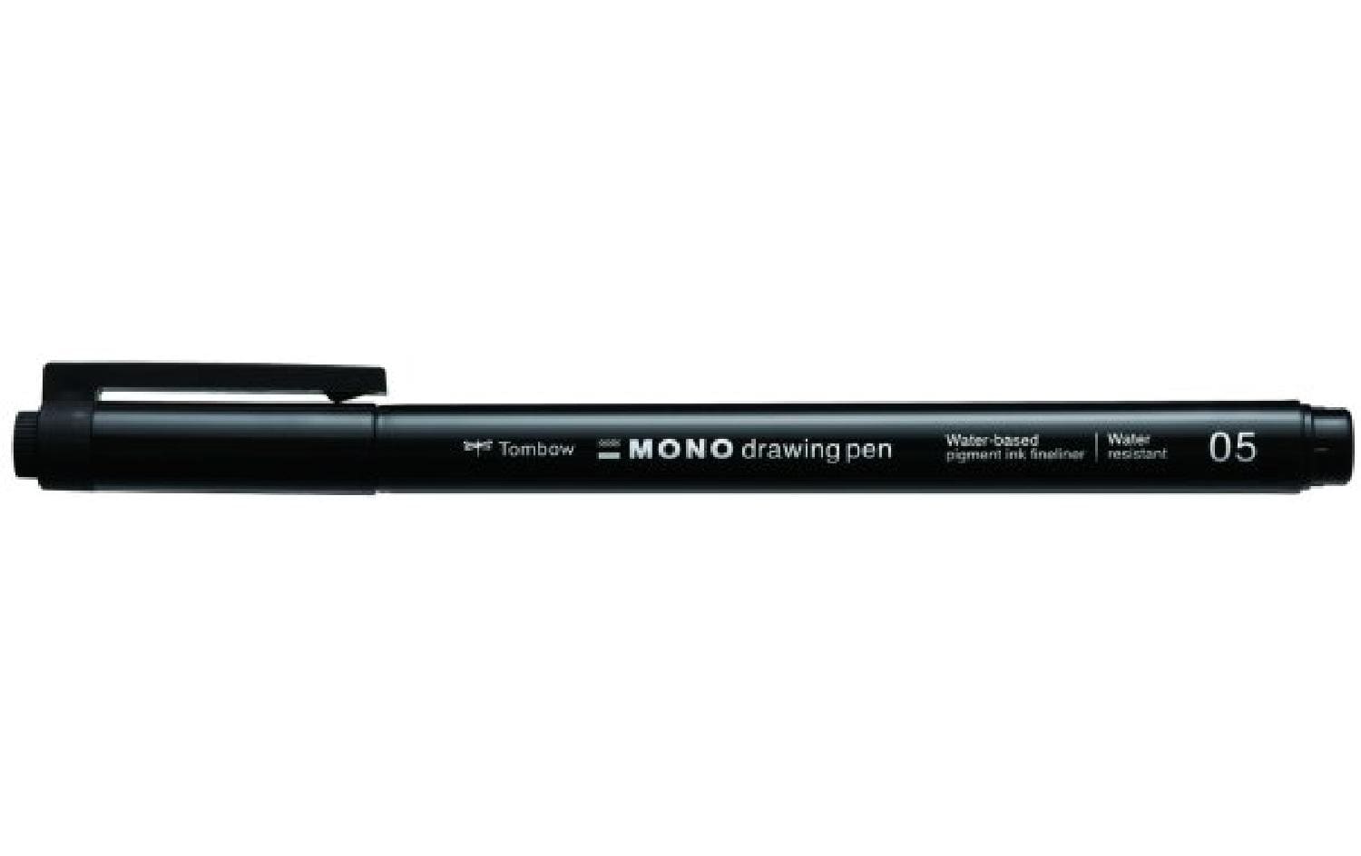 Tombow Filzstift MONO drawing pen 0.45 mm, Schwarz