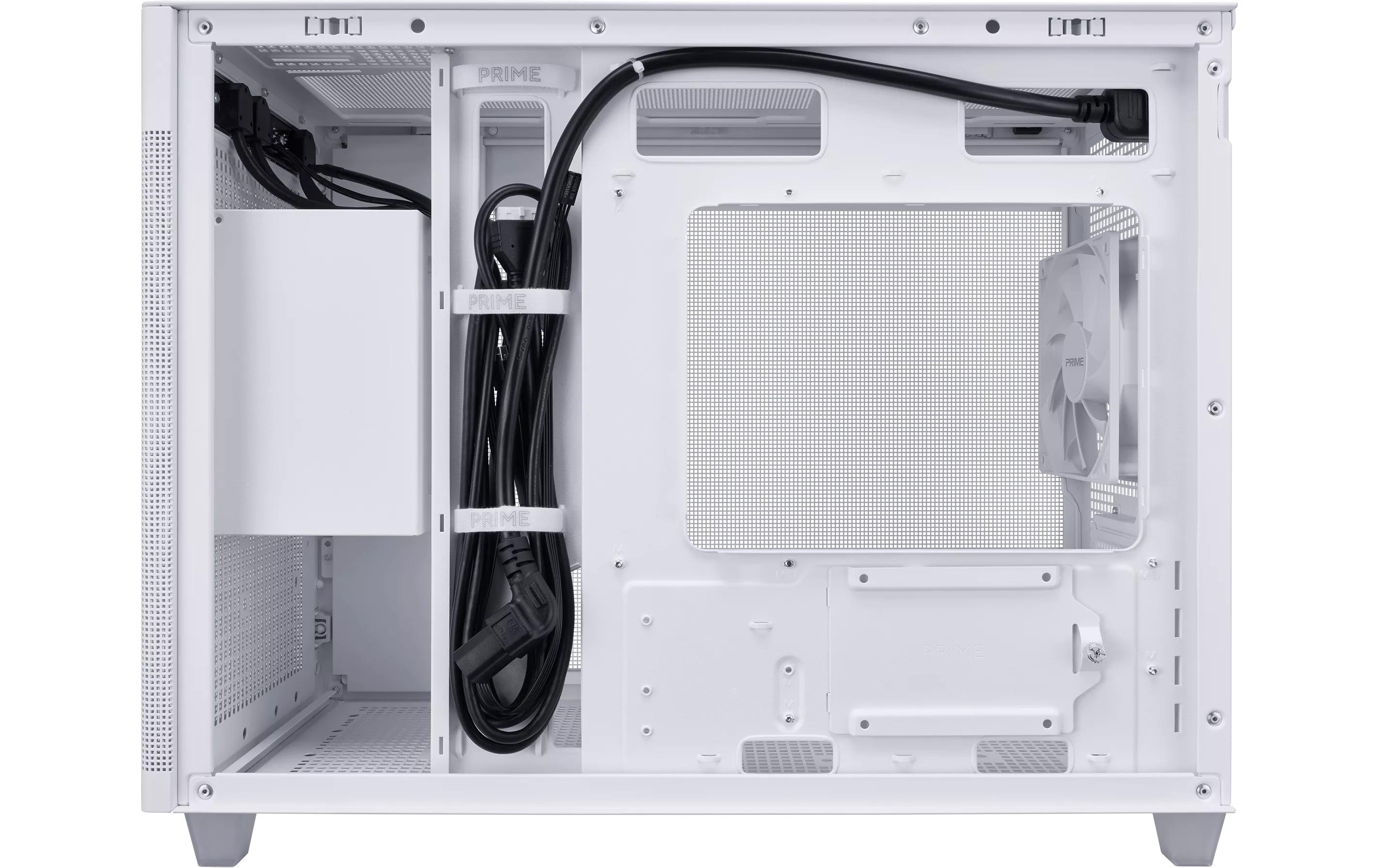 ASUS PC-Gehäuse AP201 MicroATX Weiss