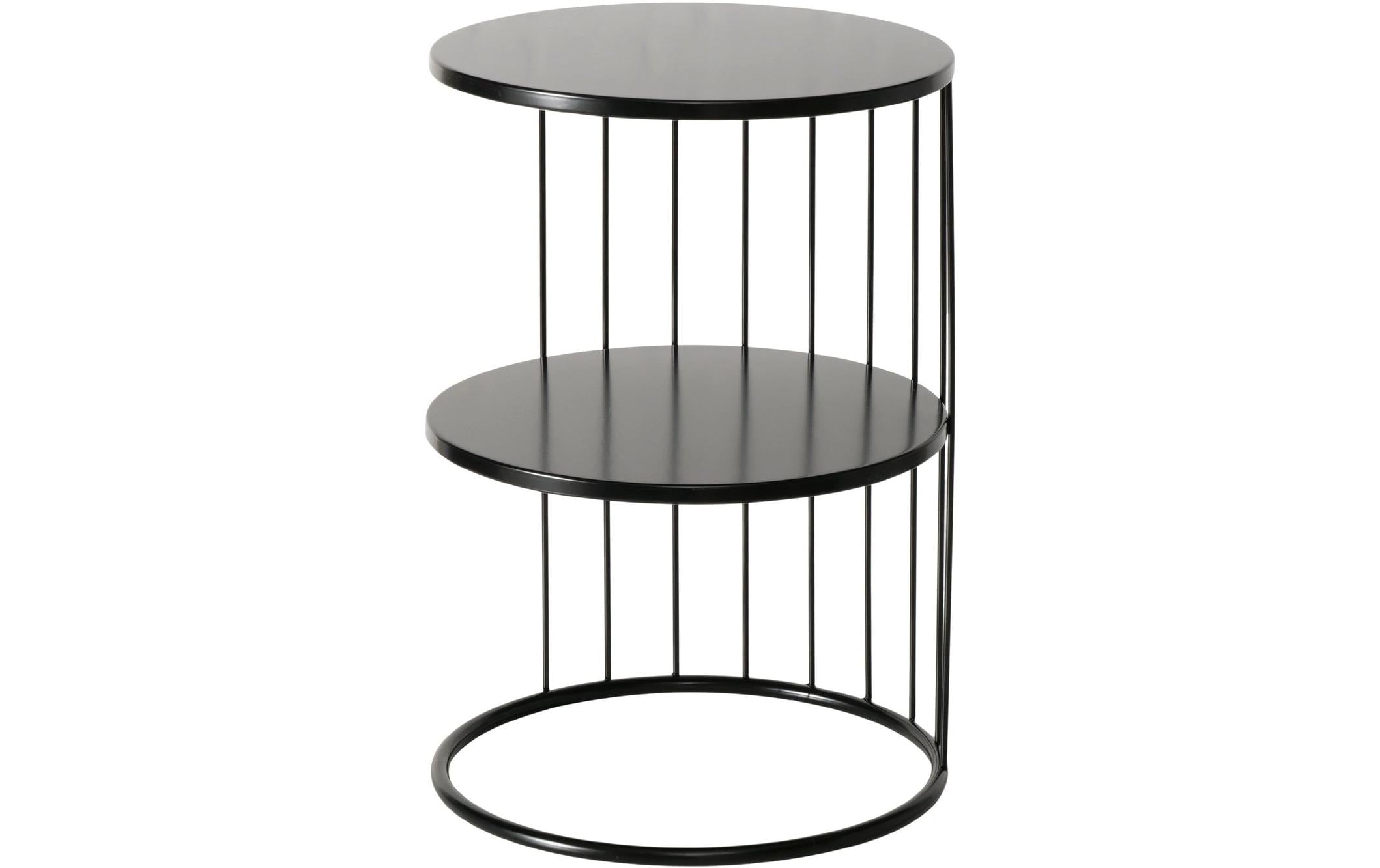 Boltze Beistelltisch Inala 52 x 36 cm, Schwarz