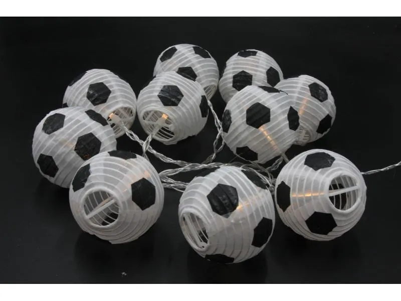 Dameco Lichterkette Fussball, 180 cm, Schwarz/Weiss Dameco Lichterkette Fussball, 180 cm, Schwarz/Weiss