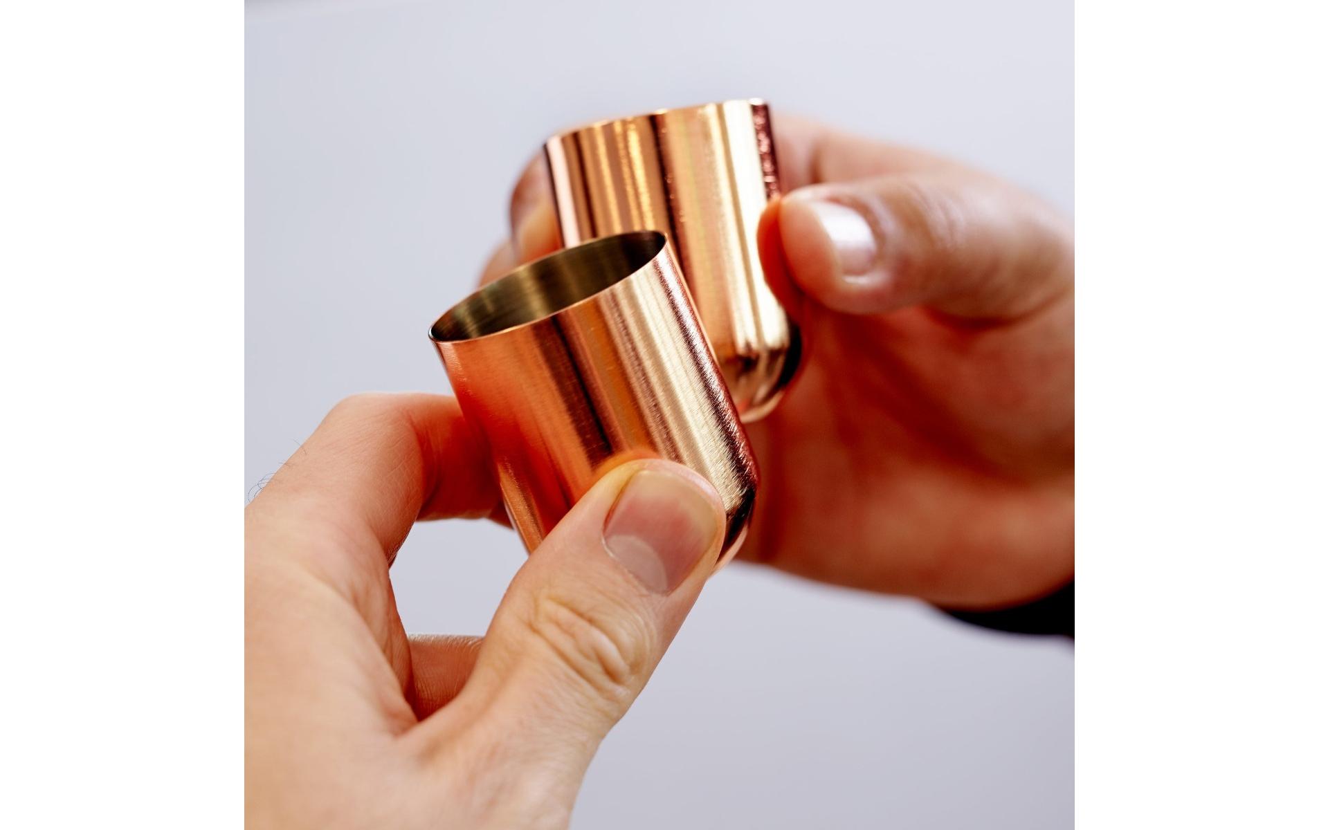 Oak & Steel Schnapsglas 50 ml, 6 Stück, Rosegold