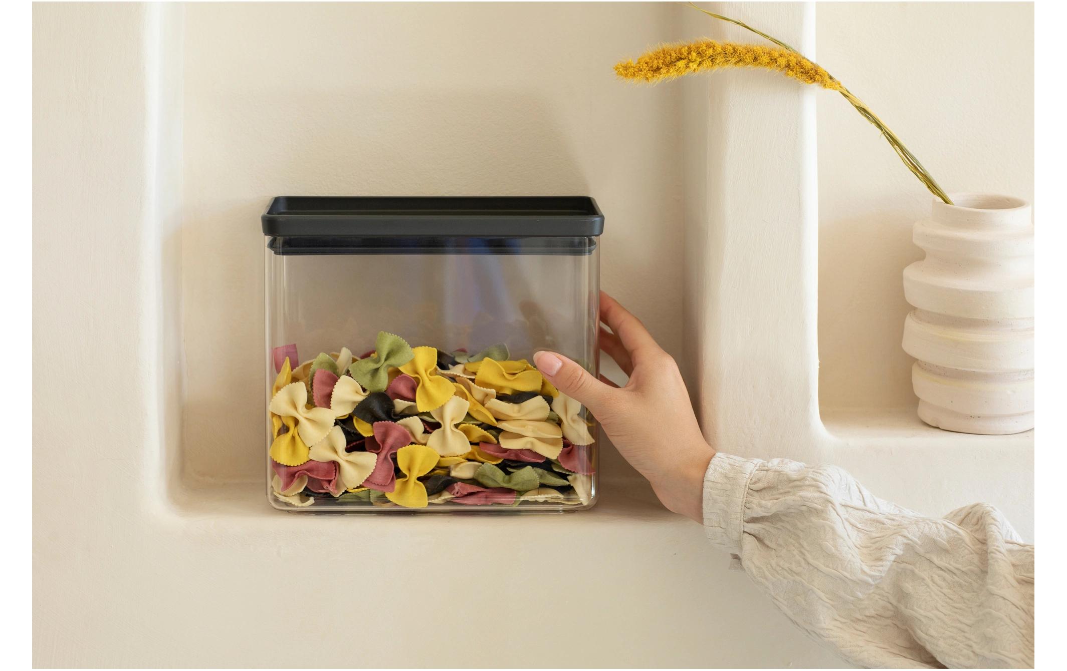 Brabantia Vorratsdose Tasty+ 3.5 l, Dunkelgrau