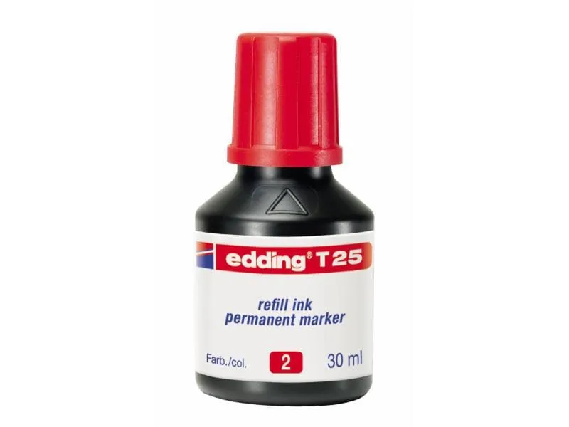 edding Nachfülltinte T-25 Permanent Rot