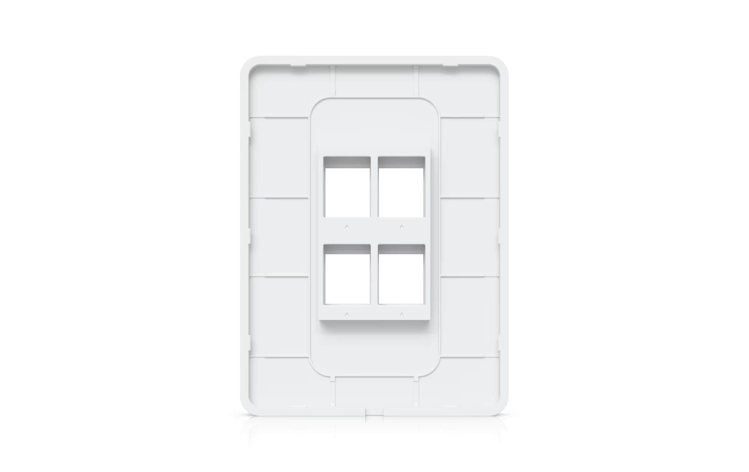Ubiquiti Vertikal Paintable Keystone Wall Plate 4-Port, 4er-Pack