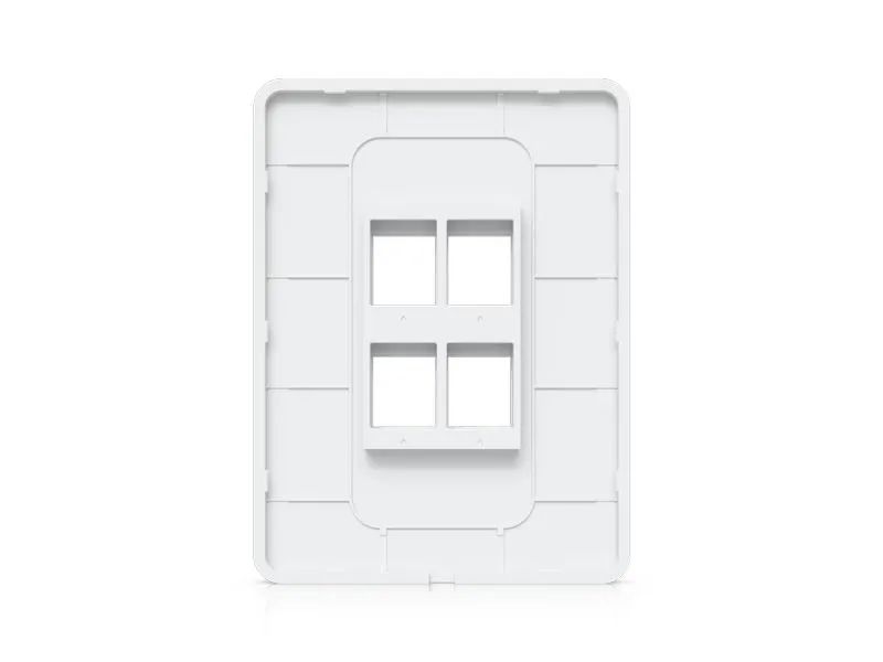 Ubiquiti Vertikal Paintable Keystone Wall Plate 4-Port, 4er-Pack Ubiquiti Vertikal Paintable Keystone Wall Plate 4-Port, 4er-Pack