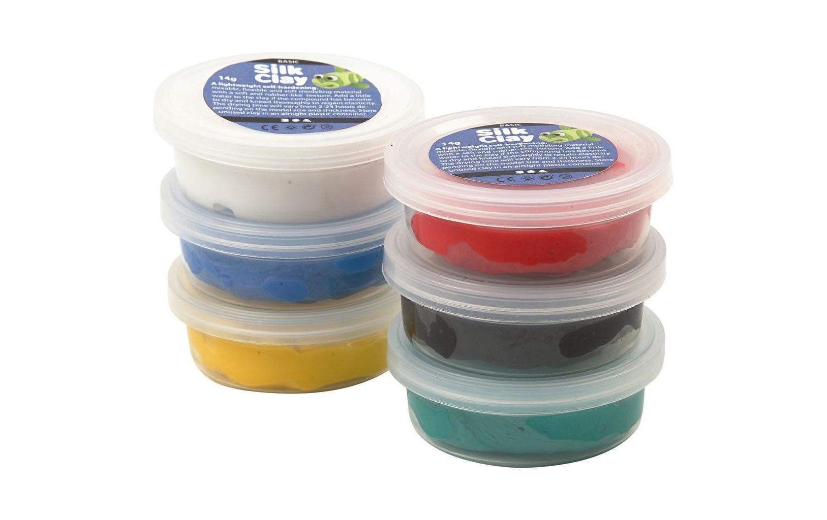 Creativ Company Modellier-Set Silk Clay 6 x 14 g Standard Creativ Company Modellier-Set Silk Clay 6 x 14 g Standard