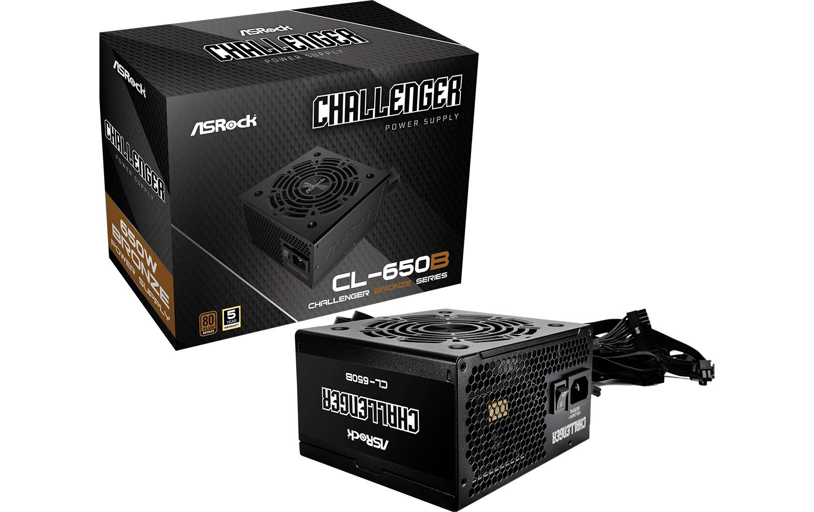 ASRock Netzteil Challenger CL-650B 650 W ASRock Netzteil Challenger CL-650B 650 W
