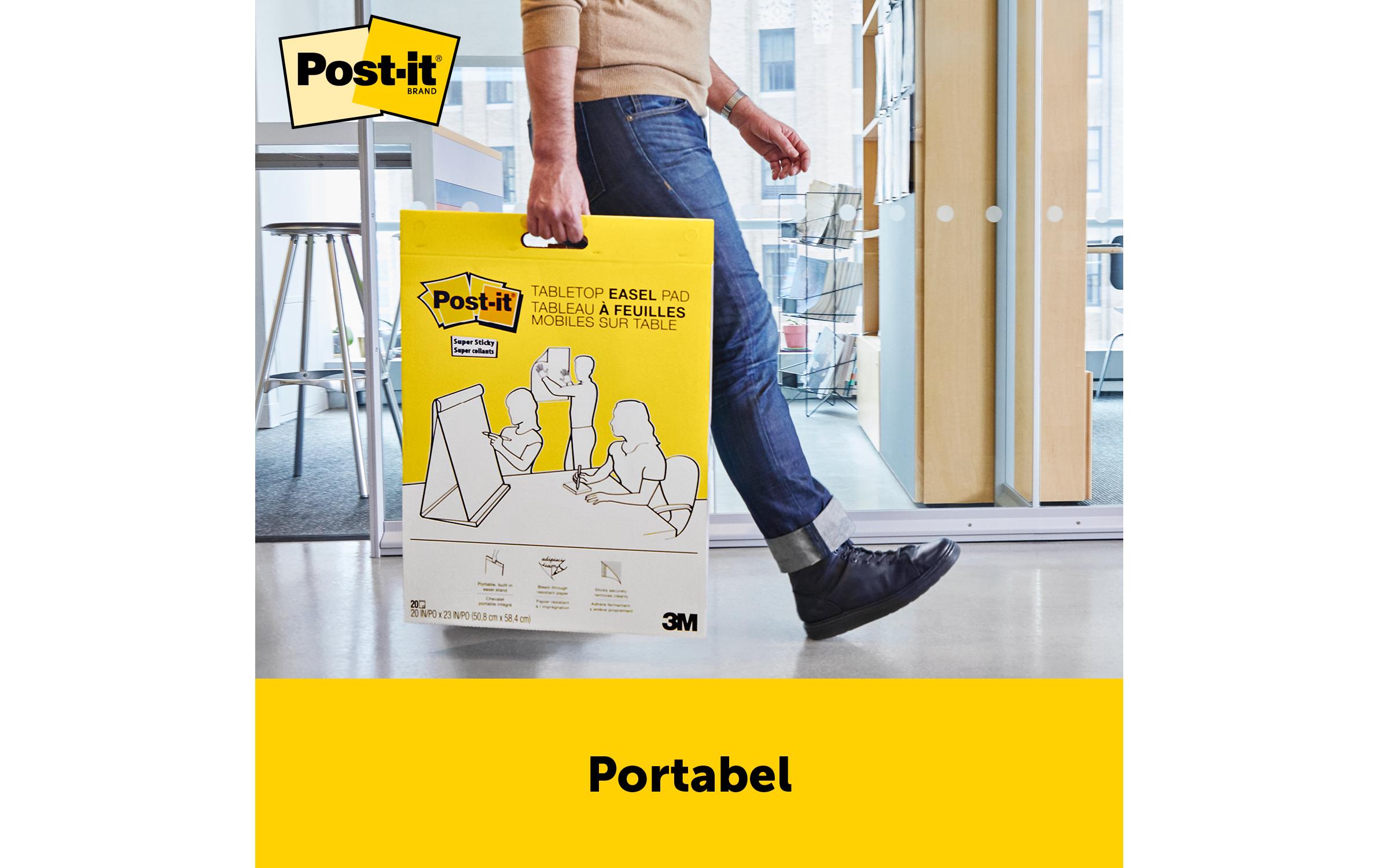 Post-it Flipchart Post-It Table Top Charts 50.8 x 58.4 cm 20 Blatt Post-it Flipchart Post-It Table Top Charts 50.8 x 58.4 cm 20 Blatt