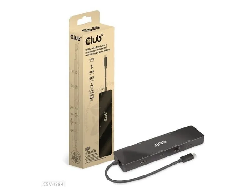 Club 3D Dockingstation CSV-1584 Club 3D Dockingstation CSV-1584