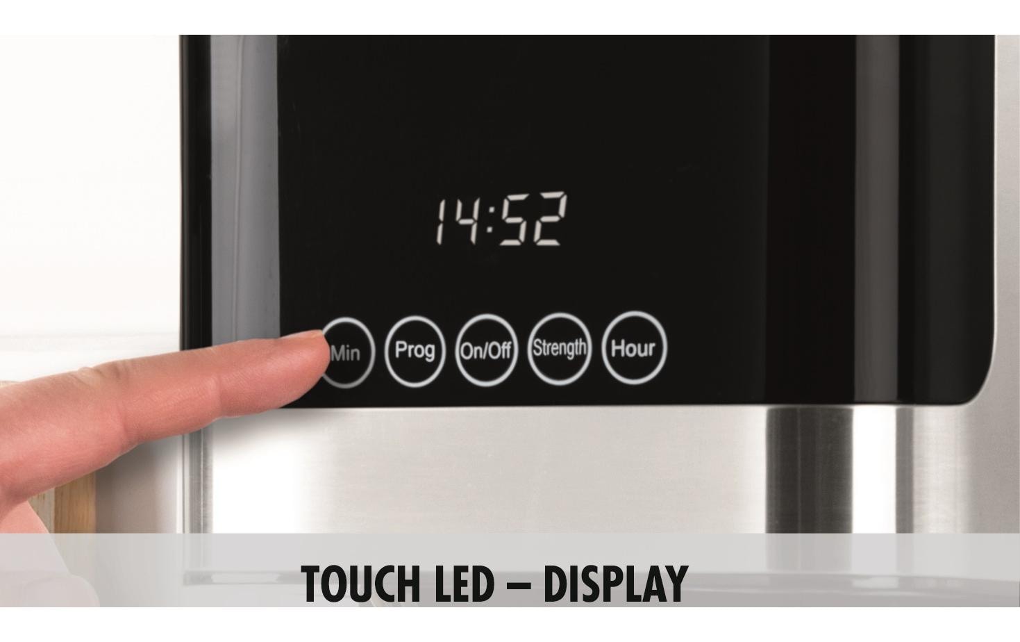 Gastroback Filterkaffeemaschine Essential S Schwarz/Silber