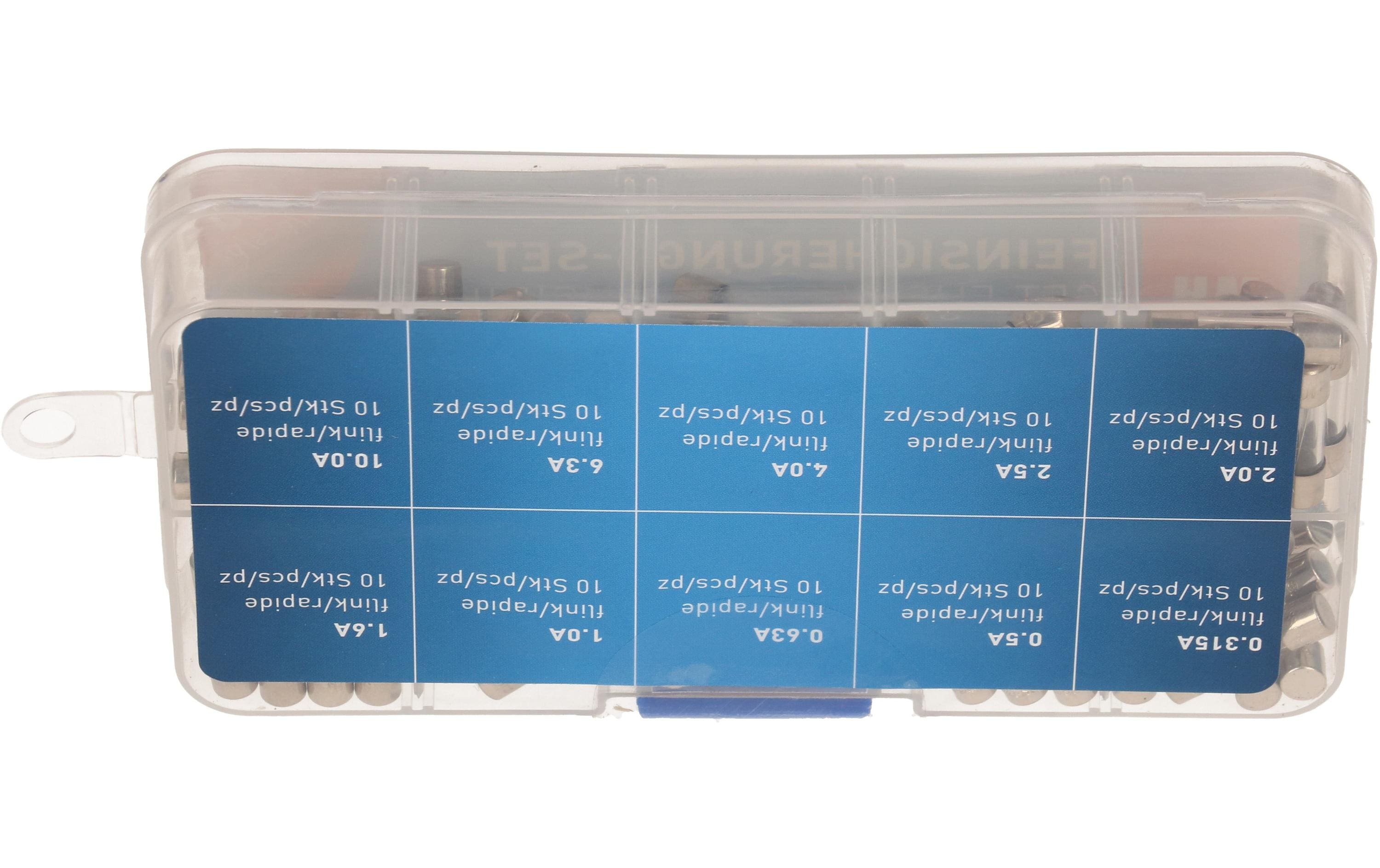 Max Hauri Schmelzsicherung Set 5 x 20 mm Flink, 100 Stück