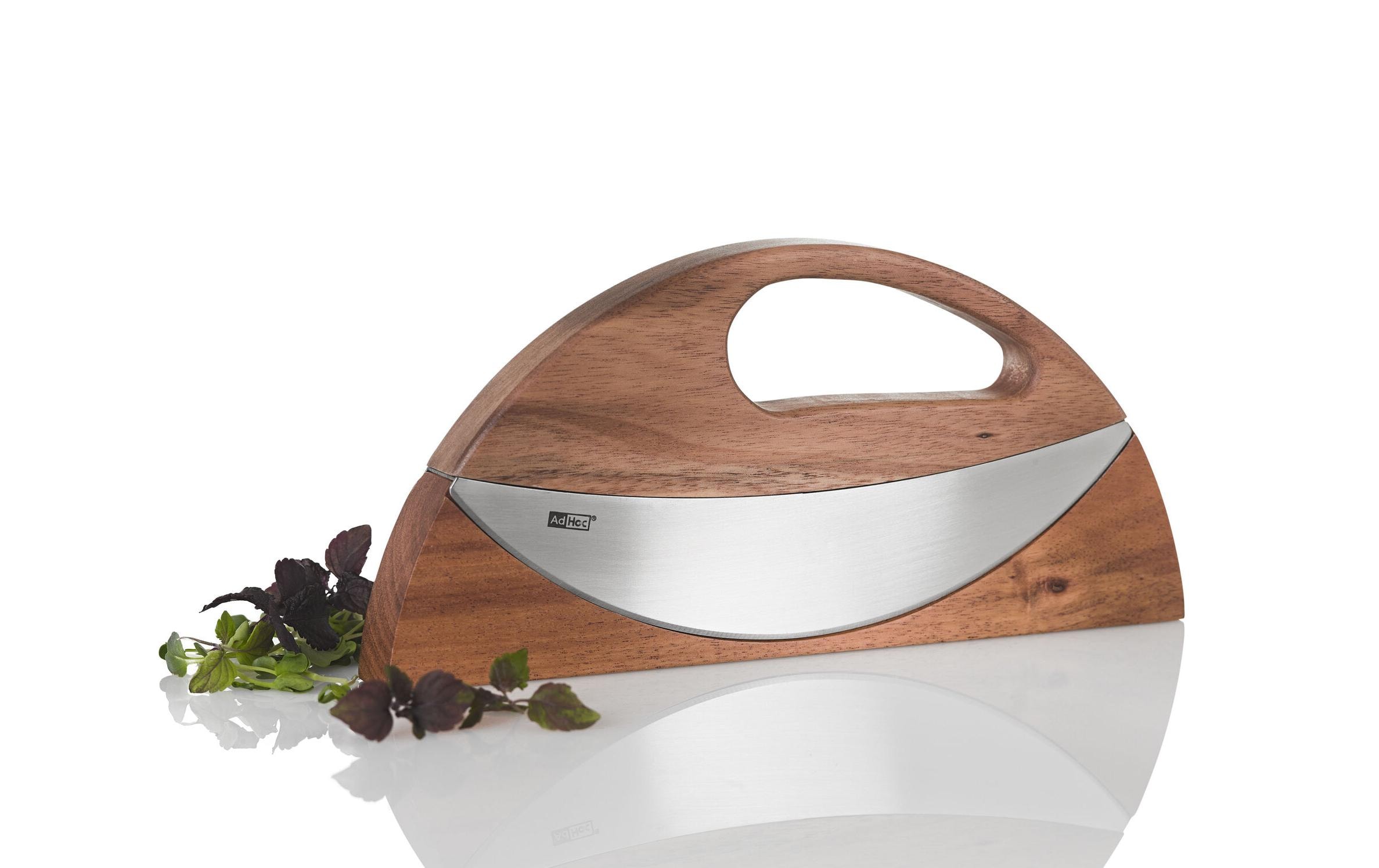 AdHoc Doppel-Wiegemesser Wave Braun