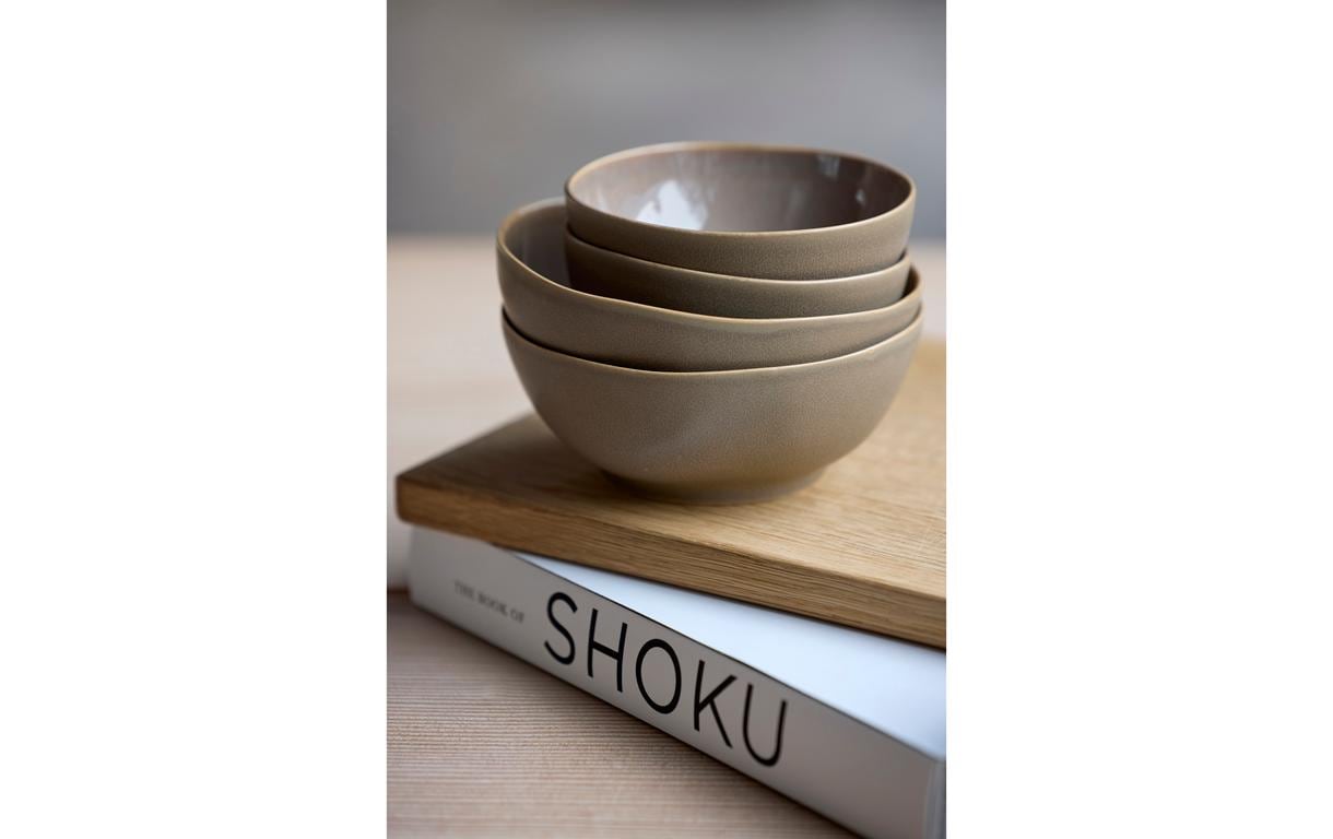 Villa Collection Schale Shoku 12.5 cm, 6 Stück, Braun