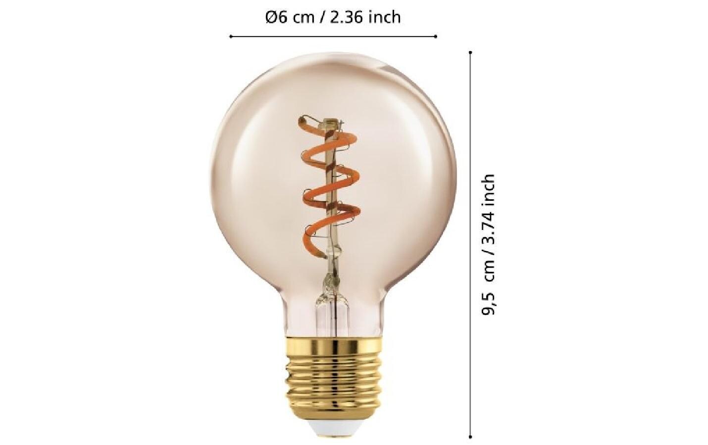 EGLO Leuchten Lampe 4 W E27 Warmweiss EGLO Leuchten Lampe 4 W E27 Warmweiss