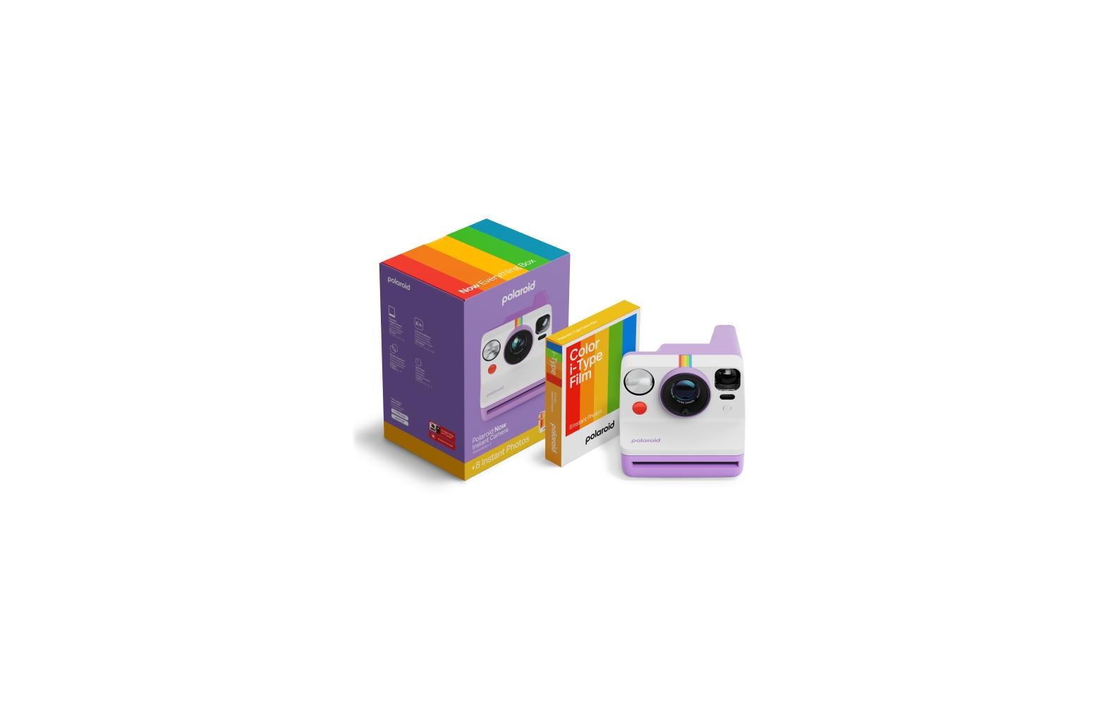 Polaroid Fotokamera Now Gen 3 + Color Film Bundle Purpur