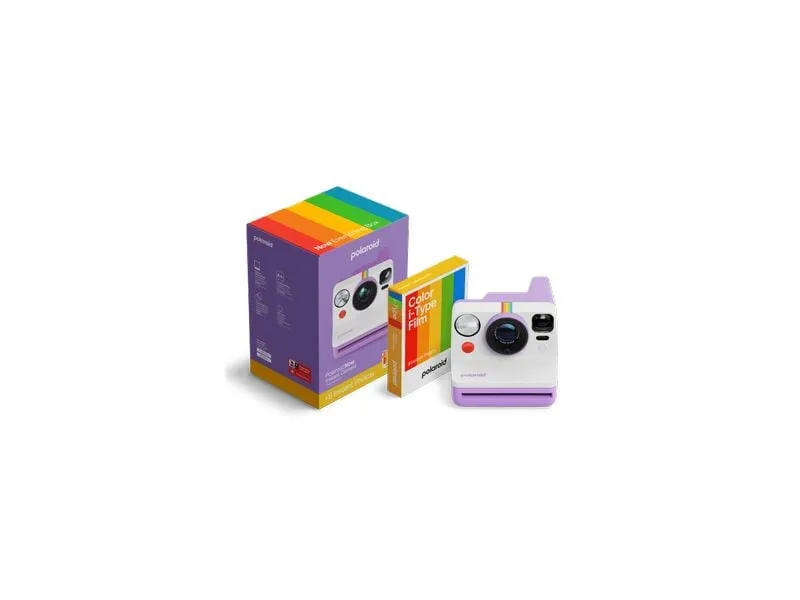 Polaroid Fotokamera Now Gen 3 + Color Film Bundle Purpur Polaroid Fotokamera Now Gen 3 + Color Film Bundle Purpur