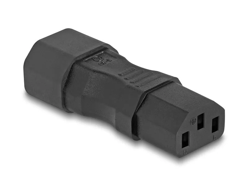 Delock Adapterstecker IEC60320 C13 - C14, gerade Delock Adapterstecker IEC60320 C13 - C14, gerade